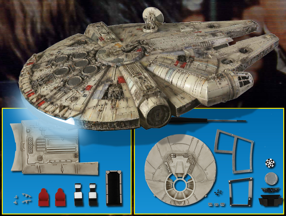Diagostini Studio Scale Millennium Falcon Engine Exhaust Detail Parts – Unbranded Starship Model Kit